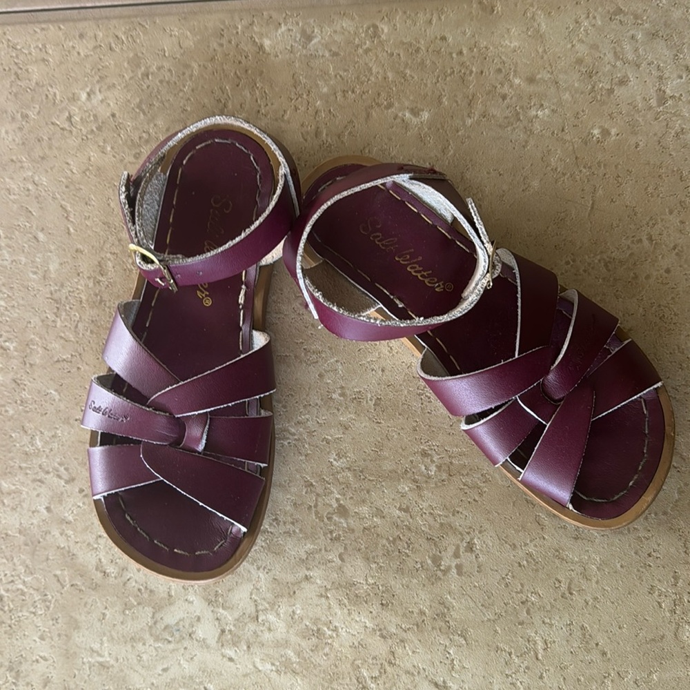 EUC Saltwater Sandals - 12